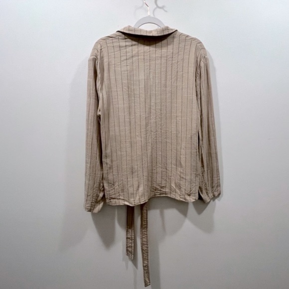 LATTELIER Linen Blend Blazer Jacket - Picture 6 of 10